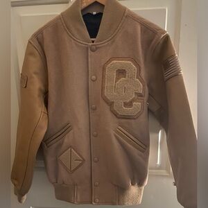 Opening Ceremony Tan Bomber Jacket